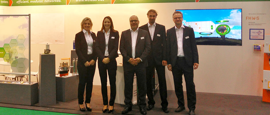 Das WinSoCon-Team auf der WindEnergy in Hamburg.